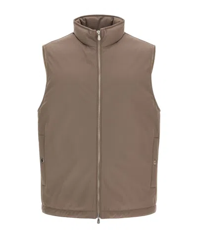 BRUNELLO CUCINELLI BRUNELLO CUCINELLI ZIP-UP PADDED VEST