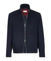 Brunello Cucinelli Stand-collar Zip Jacket In Black