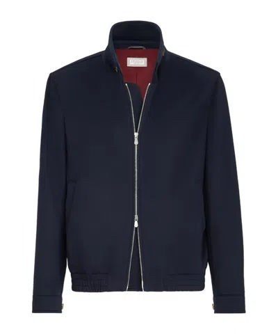BRUNELLO CUCINELLI BRUNELLO CUCINELLI STAND-COLLAR ZIP JACKET