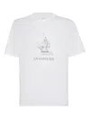 Brunello Cucinelli Statue-print T-shirt In White