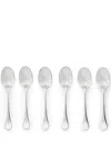 Brunello Cucinelli Steel Teaspoons (set Of Six) In Silver