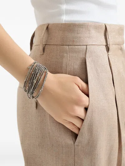 Brunello Cucinelli Sterling Silver Wrap Bracelet