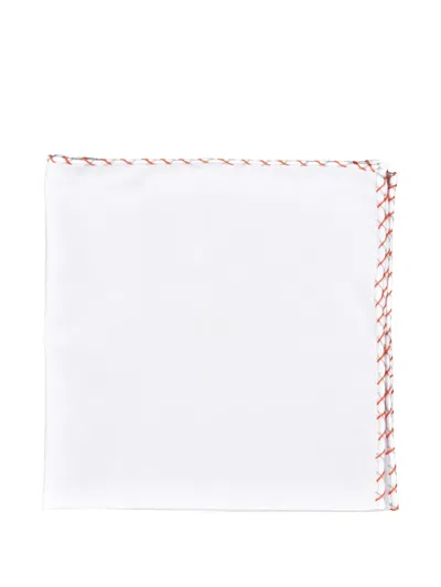 Brunello Cucinelli Stitch-detail Handkerchief In White