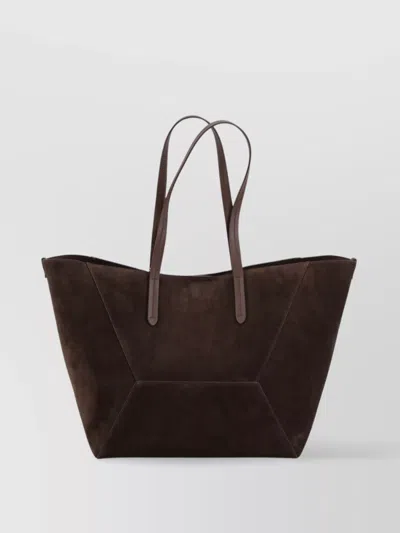 Brunello Cucinelli Stitched Duo Tote Bag