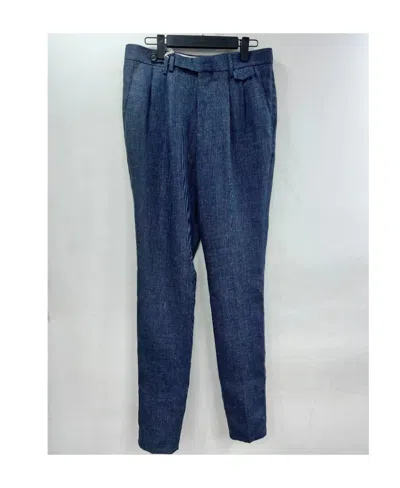 Brunello Cucinelli Straight Casual Pants In Blue