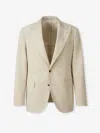 Brunello Cucinelli Straight Corduroy Blazer In Neutral