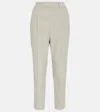 Brunello Cucinelli Straight Corduroy Pants In White