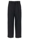 Brunello Cucinelli Straight Crop Pants In Black