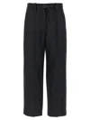 Brunello Cucinelli 'straight Crop' Pants In Black