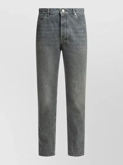 Brunello Cucinelli Straight Cut Denim Jeans Five Pocket Design In Multi