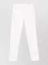Brunello Cucinelli Straight-cut Trousers With Multiple Pockets In White