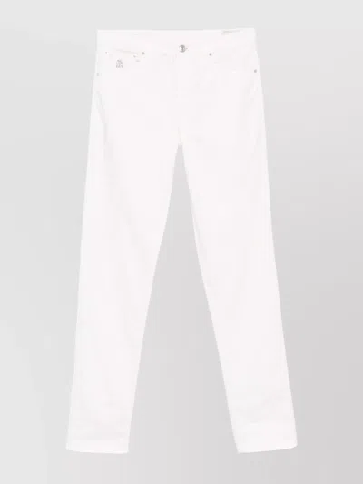 BRUNELLO CUCINELLI STRAIGHT-CUT TROUSERS WITH MULTIPLE POCKETS