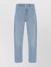 BRUNELLO CUCINELLI STRAIGHT FIT COTTON JEANS WITH BACK POCKETS