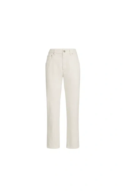 Brunello Cucinelli Straight Five-pocket Trousers In White
