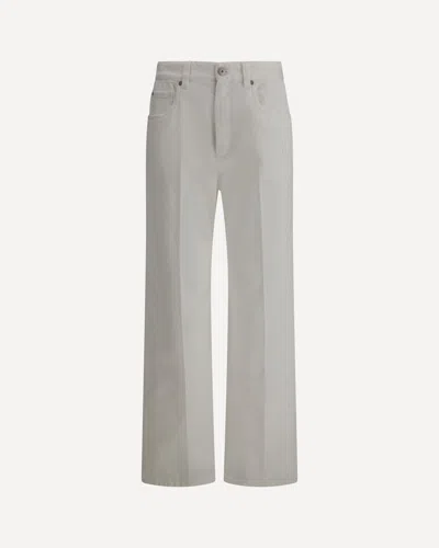 Brunello Cucinelli Straight Jeans In Neutral