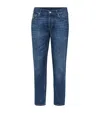 Brunello Cucinelli Slim-cut Mid-rise Jeans In Blue