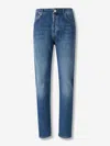 Brunello Cucinelli Straight Jeans In Blue