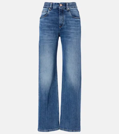 Brunello Cucinelli Straight Jeans In Blue