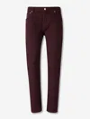 Brunello Cucinelli Five-pocket Virgin Wool Flannel Trousers In Brown