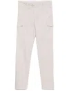Brunello Cucinelli Straight-leg Cargo Pants In Neutrals