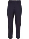 Brunello Cucinelli Straight-leg Pleated Wool-flannel Trousers In Blue