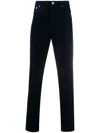 Brunello Cucinelli Straight Leg Corduroy Chinos In Blue