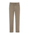 Brunello Cucinelli Five-pocket Traditional Fit Trousers In Light Comfort-dyed Denim In Gray