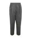 Brunello Cucinelli Straight-leg Cropped Pants In Black