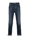 Brunello Cucinelli Blue Cotton Denim Regular Jeans In Blue