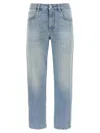 Brunello Cucinelli Straight Leg Jeans Light Blue In Blue