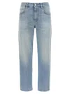 Brunello Cucinelli Straight Leg Jeans Light Blue In Blue