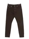 Brunello Cucinelli Straight-leg Jeans In Brown
