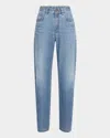 Brunello Cucinelli Straight Leg Jeans In Blue