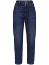 Brunello Cucinelli Straight-leg Jeans In Blue