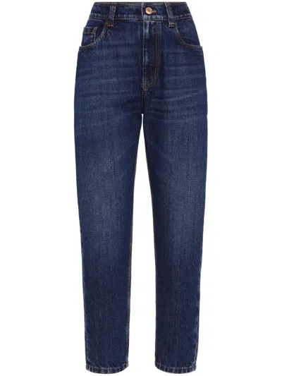 Brunello Cucinelli Straight-leg Jeans In Blue
