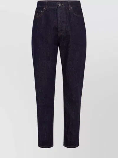BRUNELLO CUCINELLI STRAIGHT LEG JEANS EMBROIDERED