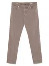 Brunello Cucinelli Straight-leg Jeans In Brown In Black