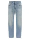 Brunello Cucinelli Straight Leg Jeans Light Blue In Blue