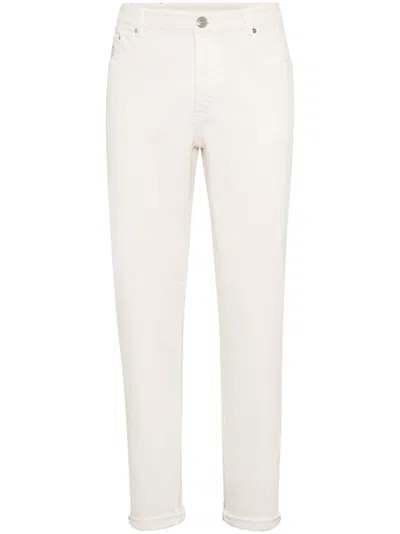 Brunello Cucinelli Straight-leg Jeans In Pink