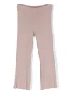 Brunello Cucinelli Straight-leg Knitted Trousers In Pink