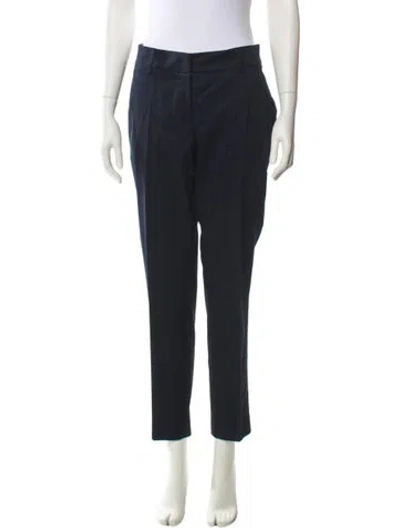 Pre-owned Brunello Cucinelli Straight Leg Pants In Black