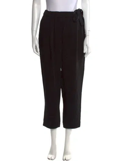 Pre-owned Brunello Cucinelli Straight Leg Pants In Black