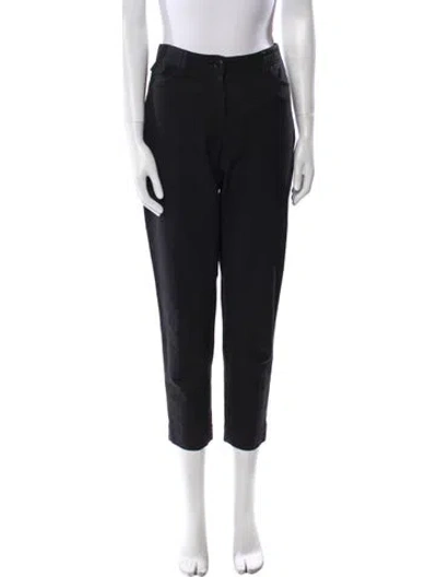 Pre-owned Brunello Cucinelli Straight Leg Pants In Black