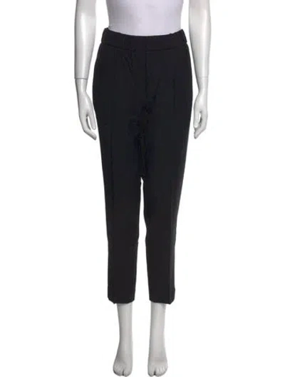 Pre-owned Brunello Cucinelli Straight Leg Pants In Black