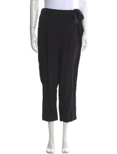 Pre-owned Brunello Cucinelli Straight Leg Pants In Black
