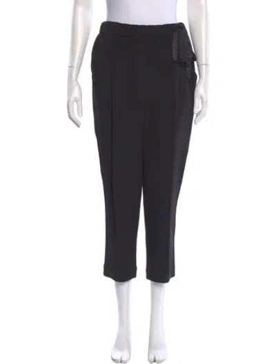 Pre-owned Brunello Cucinelli Straight Leg Pants In Black