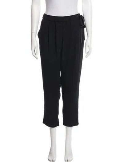 Pre-owned Brunello Cucinelli Straight Leg Pants In Black