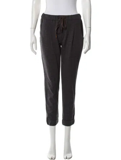 Pre-owned Brunello Cucinelli Straight Leg Pants In Black