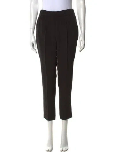 Pre-owned Brunello Cucinelli Straight Leg Pants In Black