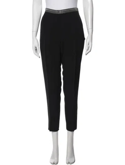 Pre-owned Brunello Cucinelli Straight Leg Pants In Black